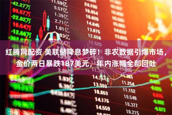 红腾网配资 美联储降息梦碎！非农数据引爆市场，金价两日暴跌187美元，年内涨幅全部回吐