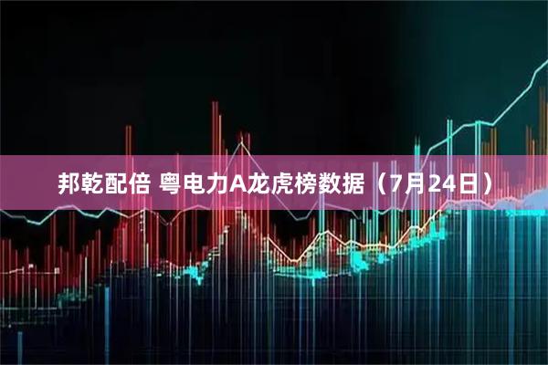 邦乾配倍 粤电力A龙虎榜数据（7月24日）